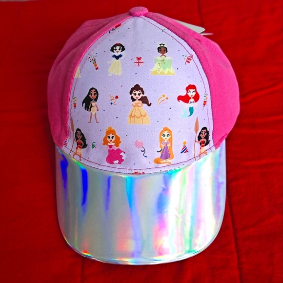 🎀 Disney Princesses 100 Years Celebration Pink Ball Cap - Picture 1 of 6